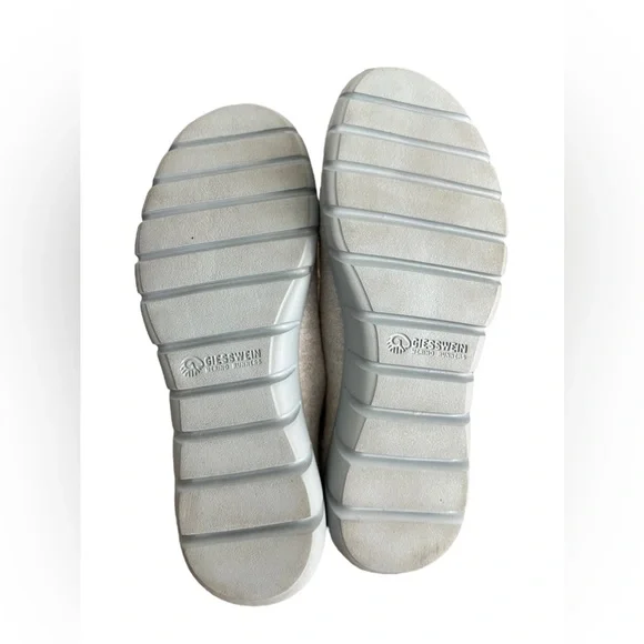 Giesswein Merino Wool Runners Light Gray Women’s Size EU 39 US 8 Sneakers - Picture 6 of 7